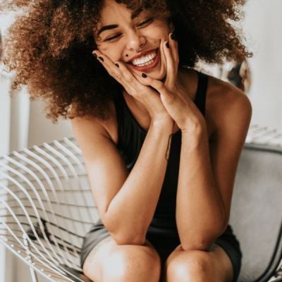 img of a happy woman
